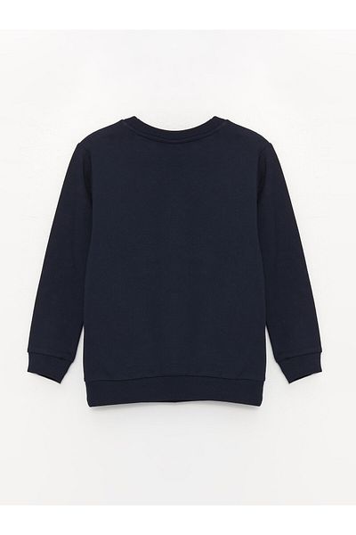 LC Waikiki Boy - Crew Neck and Printed Long Sleeve Sweatshirt