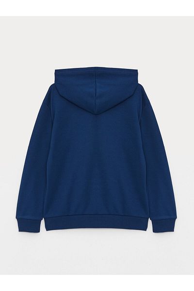 LC Waikiki Boy's Hooded Zippered Long Sleeve Sweatshirt
