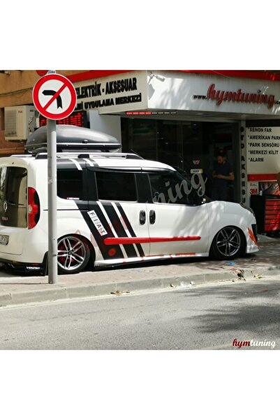 HYM TUNİNG Fiat Doblo 2015 Sonrası Yan Marşpiyel Takımı, Boyasız ABS Plastik