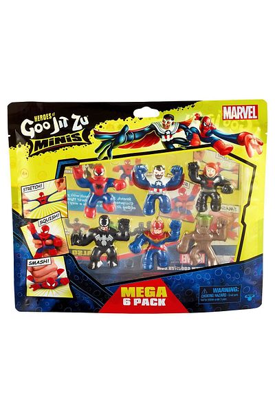 GIOCHI PREZIOSI Goojitzu Marvel Mini 6-Piece Figure Set GJM07000