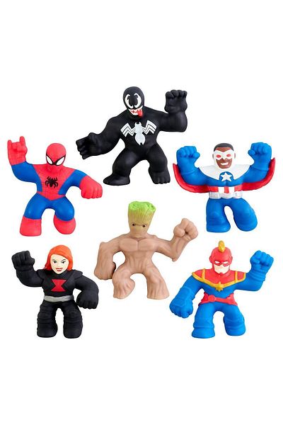 GIOCHI PREZIOSI Goojitzu Marvel Mini 6-Piece Figure Set GJM07000