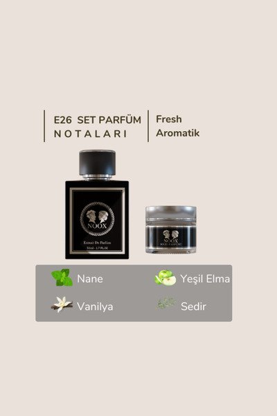 noox perfumes E26 Parfüm Seti