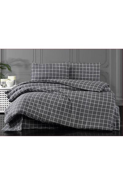 Armina Double Duvet Cover Set Bed Sheet with Elastic Cover Pillowcase