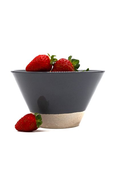 Tardan ROSA Handmade Ceramic BOWL 16 cm XGRAY