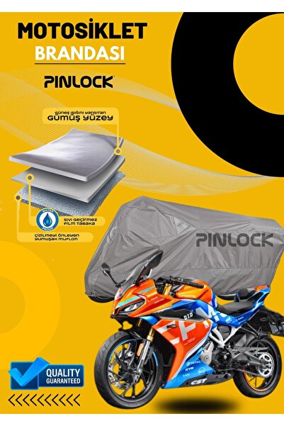 pinlock CF 250 SR Su Geçirmez Dayanıklı Motosiklet Brandası MİFLONLU KALIN PR...