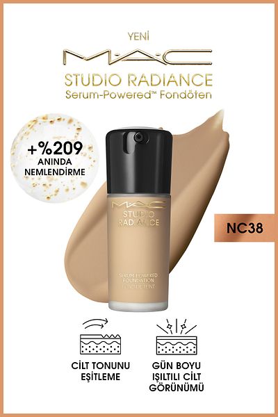 M.A.C Studio Radiance NC35 Powered™ Serum Foundation for Plump Skin 30 ml FNDTN262