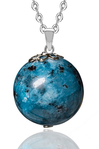 Tesbih Atölyesi Natural Stone Necklace with Certified Apatite Stone (2)