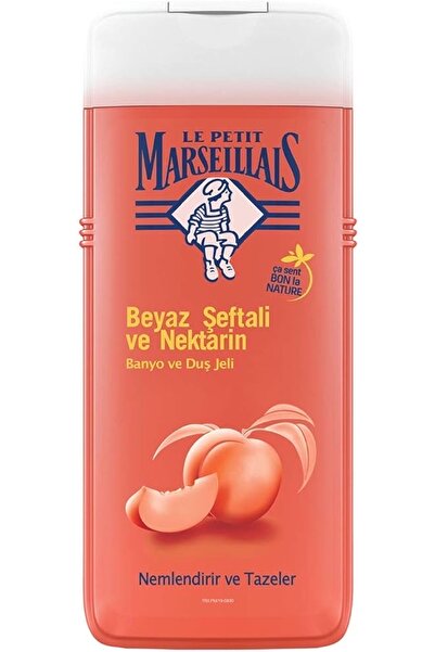 Le Petit Marseillais Beyaz Şeftali ve Nektarin Banyo ve Duş Jeli Nemlendirici...