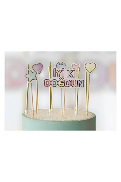 partince İyi Ki Doğdun Cake Topper Pasta Süsü