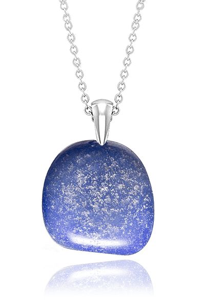 Tesbih Atölyesi Certified Raw Unprocessed Angelite - Angel Stone Necklace