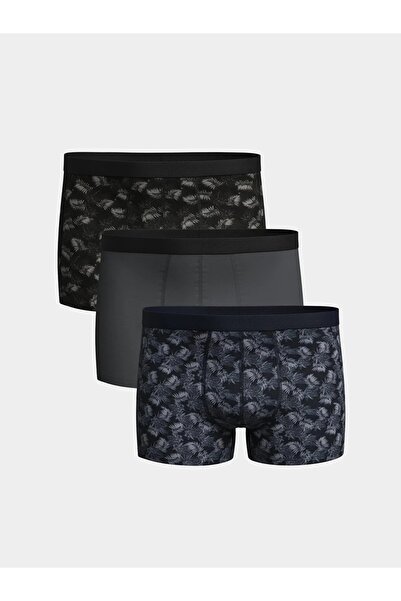 LC Waikiki LCW DREAM Standard Mold Flexible Fabric Men's Boxer Set of 3