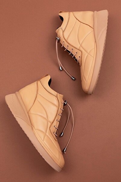 Gondol Kadın Hakiki Deri Hafif Günlük Spor Bot Ndr.5515