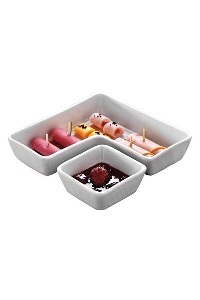 İkram Dünyası Porcelain Breakfast and Sauce Set 2 Pieces