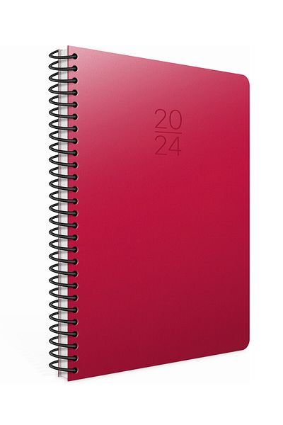 Gıpta 2024 406-SEK Eco 17x24 Spiral Daily Agenda (Sonntags on One Page)