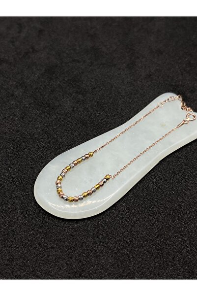 Silver Rose Renk Dorika Taşlı Gümüş Bileklik