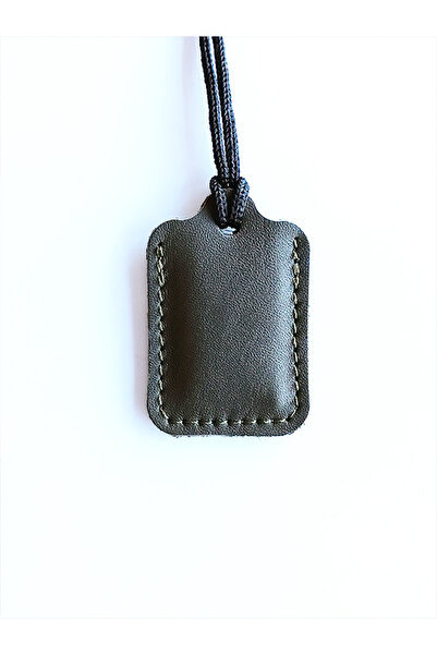 ViP GiFT Small Quadrilateral Cevşen Prayer Pendant Amulet Genuine Leather