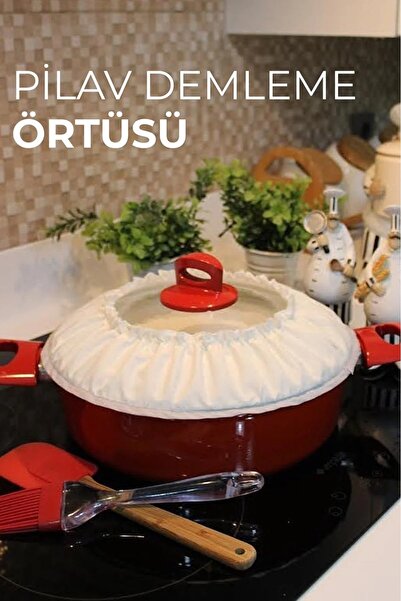 MAGEV PLASTİK Pilav Demleme Örtüsü Demlematik Tencere Kapağı Bonesi