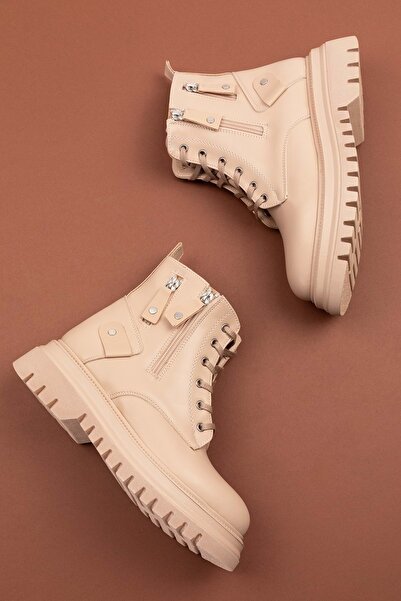 Gondol Веганські шкіряні повсякденні черевики mrs.1001 - Бежеві - 39