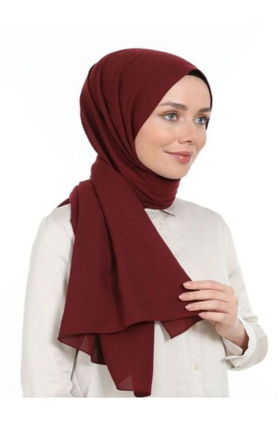 Levidor Şal de damă Sofia din bumbac roşu Claret