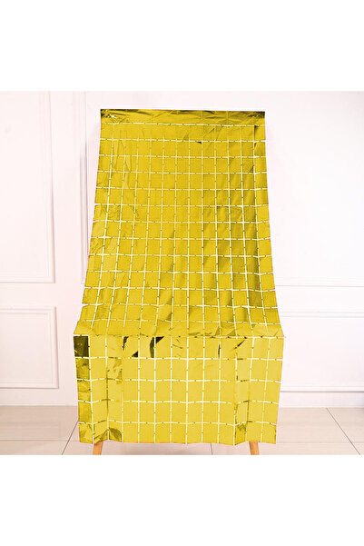 kidspartim Μεταλλικό Χρυσό Στολίδι Φόντο με μοτίβο PötiKare 100x200 cm