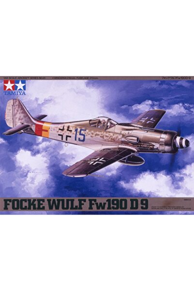 TAMIYA 1/48 Focke Wulf Fw190 D9 Plastik Uçak Maket Kiti, Demonte Hobi Seti