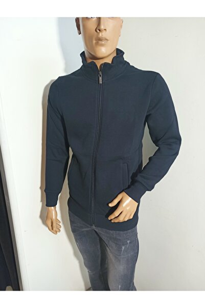 DYNAMO Світшот з високим коміром, трьома нитками, шардоном і блискавкою