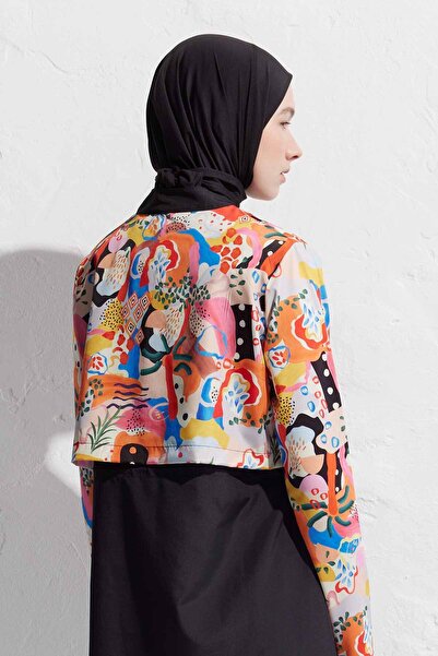 Manuka Krawatten-Badeanzug-Mütze Schwarz