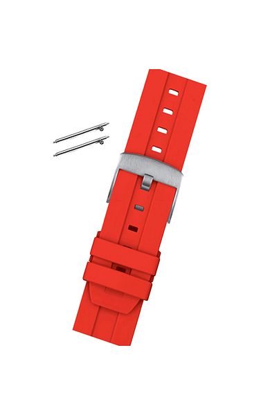 FADO 20 milm flat middle corrugated silicone strap