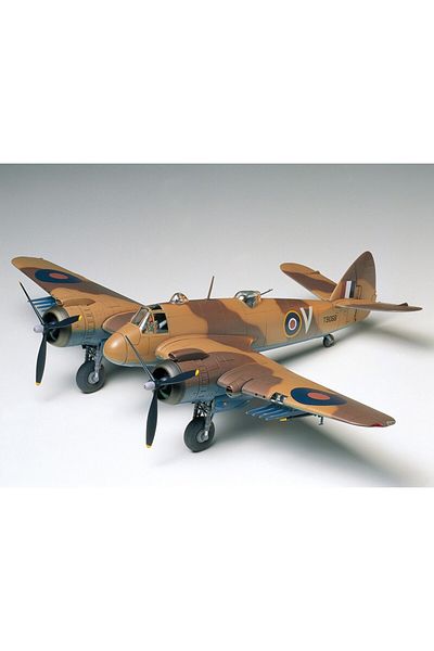 TAMIYA 1/48 Bristol Beaufighter Mk.VI Plastic Aircraft Model Kit, Disassembled Hobby Set