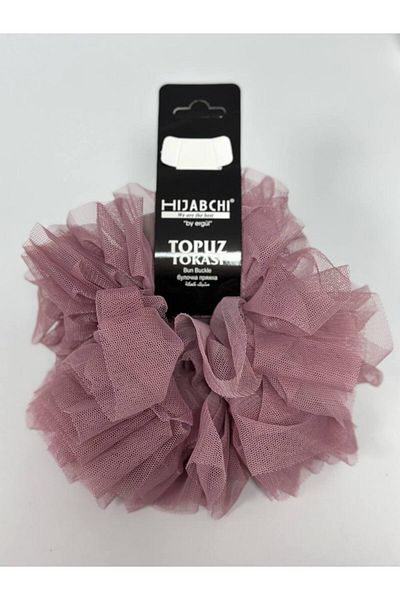 hijabchi Knob Tokasi Bun Buckle Turban - Πούδρα (ΑΓΡΙΟ ΤΟΥΡΜΠΑΝ)