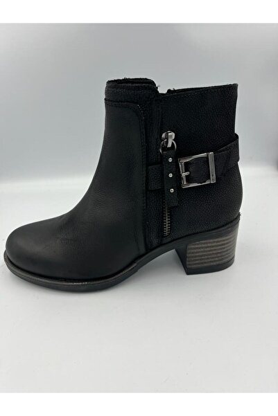 Mammamia leather women's short heel comfortable boots