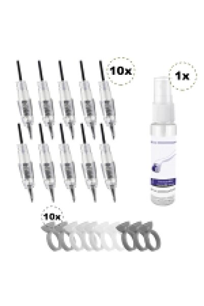 MRS NEF Kozmetik Charmant Біла голка для перманентного макіяжу, 3 штифти, 10 ...