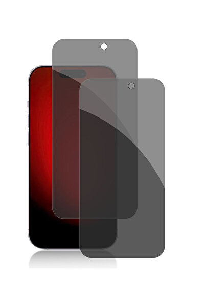 HyperAge iPhone 15 Pro Max Uyumlu Privacy Hayalet Ekran Koruyucu Tam Kaplayan...