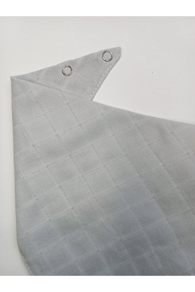 sbbaby Muslin Baby Food Bib Collar with 2 Snaps, Two Layers
