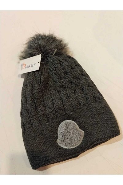 BTL STORE New Season Women's Beret Logo Detailed winter beanie hat