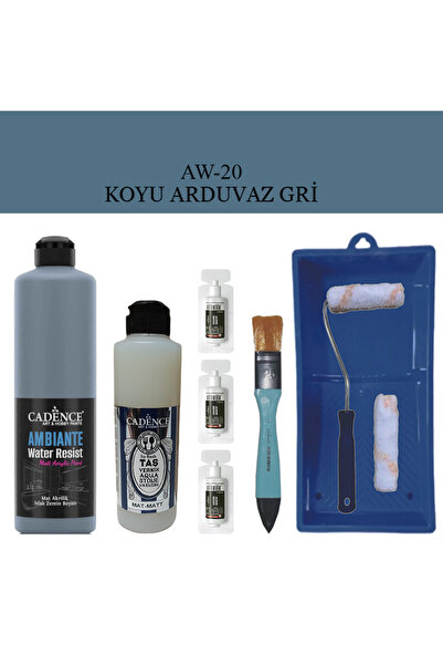 Cadence Boya Fayans Tezgah B-Ambiente Islak Zemin Aw-20 KoyuArd Gri 500Ml Kat...