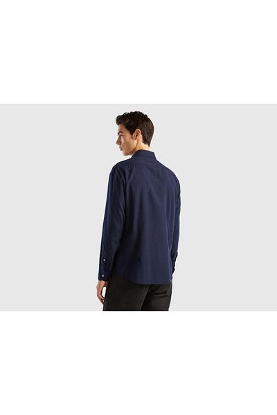 United Colors of Benetton Мъжка риза Оксфорд 5XODUQ02K