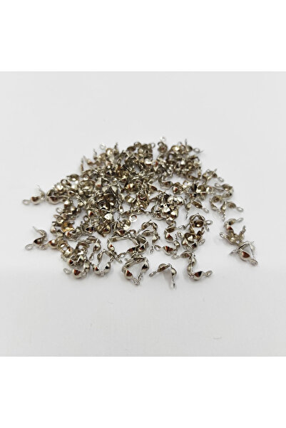 ByKolyeucum 25 Adet 8X4 MM Bit Kapama Bileklik Kolye Takı Aparat Malzeme - KL...
