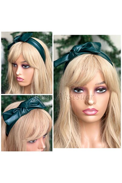 QUEEN AKSESUAR Coroană pentru copii din piele de lux, la modă, cu noduri late...