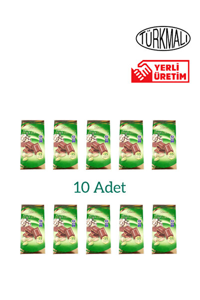 Buono ANTEP FISTIKLI SÜTLÜ TABLET ÇİKOLATA 80 GR 10 LU PAKET