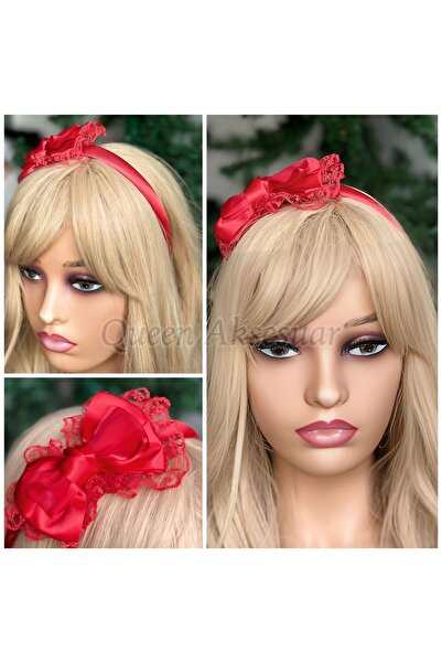 QUEEN AKSESUAR Coroană pentru femei și copii, cu design Özle, din dantelă gui...