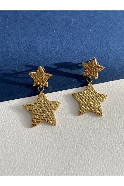 Pinery Jewels زوج من الأقراط المطلية بالفولاذ المقاوم للصدأ من الفولاذ المقاو...