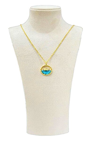 Satış Diyarı الفولاذ المقاوم للصدأ الحوت المحيط الشكل قلادة أنيقة قلادة المرأة