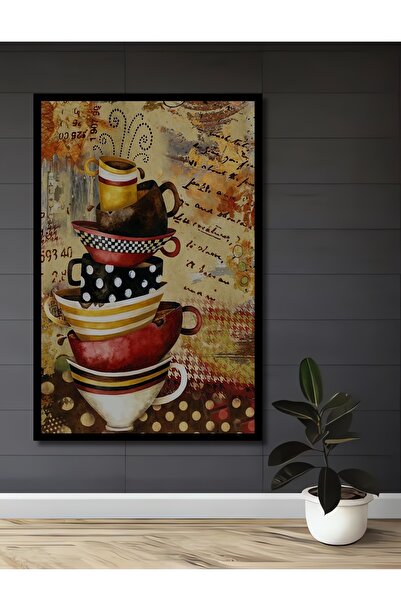 Teona Ahşap Dekoratif Ahşap Tablo Çerçeve Görünümlü Dikey Duvar Dekorasyon Ta...