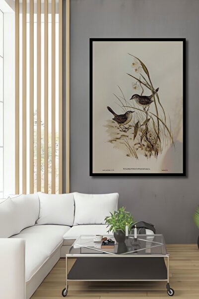 Teona Ahşap Dekoratif Poster Çerçevesiz Premium Ahşap Tablo Çerçeve Görünümlü...