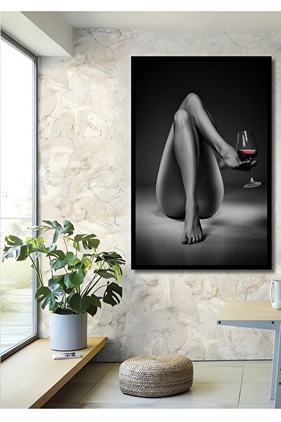 Teona Ahşap Dekoratif Ahşap Tablo Çerçeve Görünümlü Dikey Duvar Dekorasyon Ta...