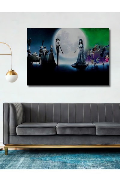 Teona Ahşap Dekoratif Ölü Gelinin Düğünü Tasarım Ahşap Tablo Şık Yatay Duvar ...