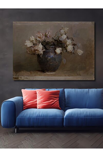 Teona Ahşap Ahşap Vintage Çiçek Galeri Duvarı, Sanatsal Baskı, Tablo Şık Yata...