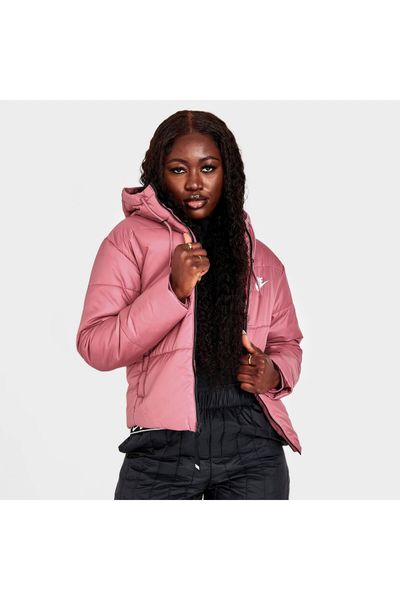 Nike Sportswear Winter Jacket Padded Coat Black/Pink Size XS 6-8 Years |  eBay