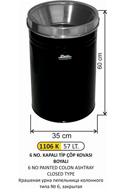 Genel Markalar ARI METAL 5 NO KOLON KÜLLÜK BOYALI KAPALI TİP